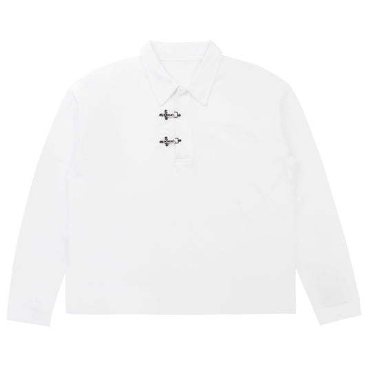 'Uniform' long sleeve polo